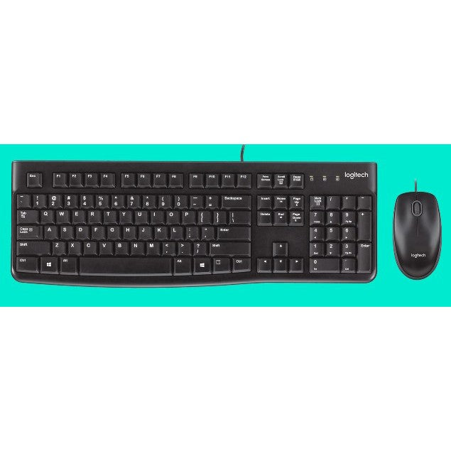LOGITECH - MK120 USB KEYBOARD & MOUSE