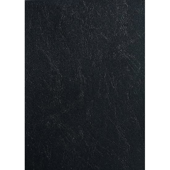 BINDING COVER LEATHERBOARD BLACK A3 100PK CRC53744
