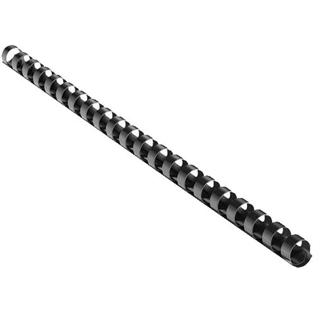 BINDING COMBS 10MM PL. BLACK 100PK CRC62005