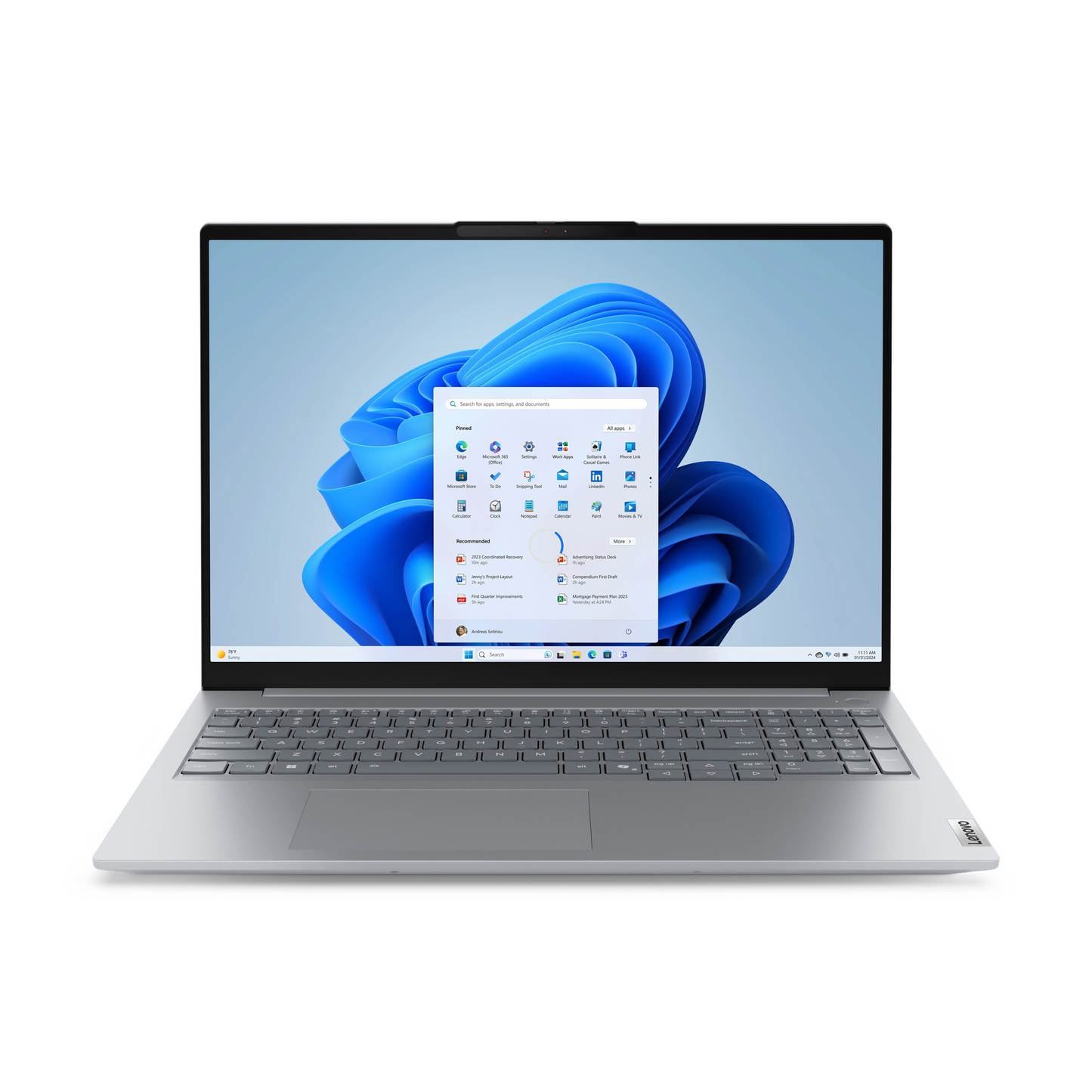 Lenovo ThinkBook 16 G8 IAL Intel Ultra 5 16GB RAM 256GB SSD W11P