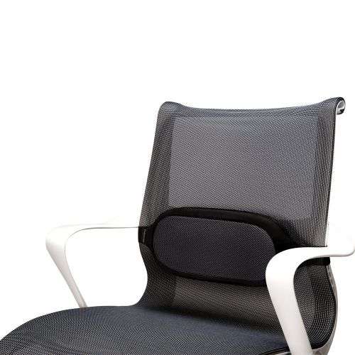 BACK SUPPORT LUMBAR CUSHION BLACK CRC80423