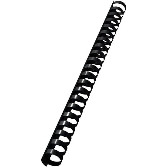 BINDING COMBS 19MM PL. BLACK 100PK CRC62032