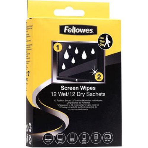 FELLOWES - SCREEN WIPES (9970213)