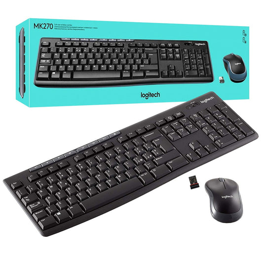 LOGITECH MK270 W/LESS KEYBOARD & MOUSE