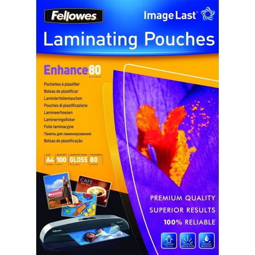 LAMINATING POUCHES A4 80MIC 25PK CRC53594