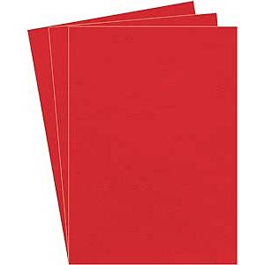 BINDING COVER LEATHERBOARD RED A4 100PK CRC53703