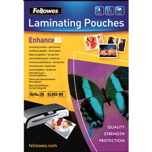 LAMINATING POUCHES 100X150 PHOTO 25PK CRC54406