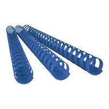 BINDING COMBS 8MM PL. BLUE 100PK CRC53455