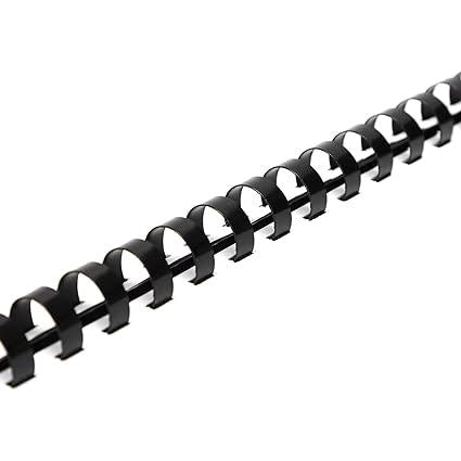 BINDING COMBS 16MM PL. BLACK 100PK CRC62023