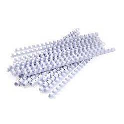BINDING COMBS 10MM PL. WHITE 100PK CRC62004
