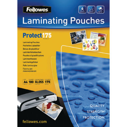 LAMINATING POUCHES A4 175MIC 100PK CRC53087