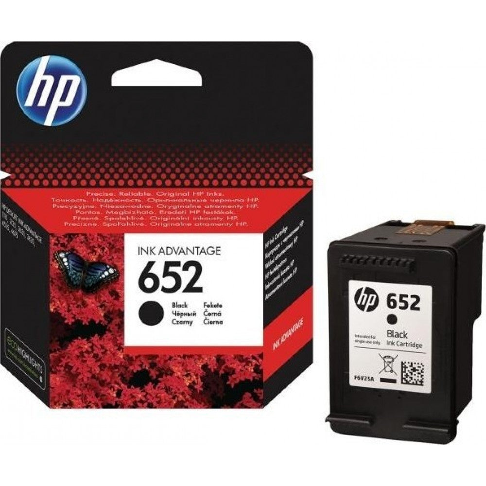 HP 652 BLK (F6V25A)
