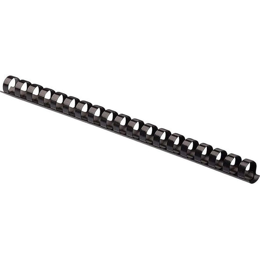 BINDING COMBS 8MM PL. BLACK 100PK CRC62003
