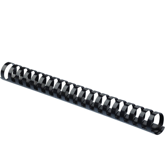 BINDING COMBS 28MM PL. BLACK 50PK CRC53489