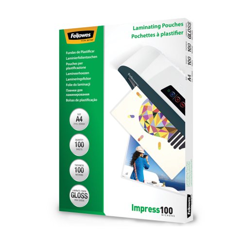 LAMINATING POUCHES A4 100MIC 100PK CRC53511