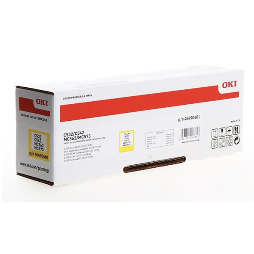 OKI C532 YEL (46490401)