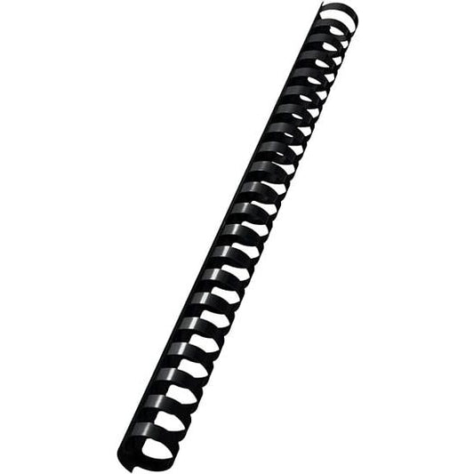BINDING COMBS 19MM PL. BLACK 100PK CRC62032
