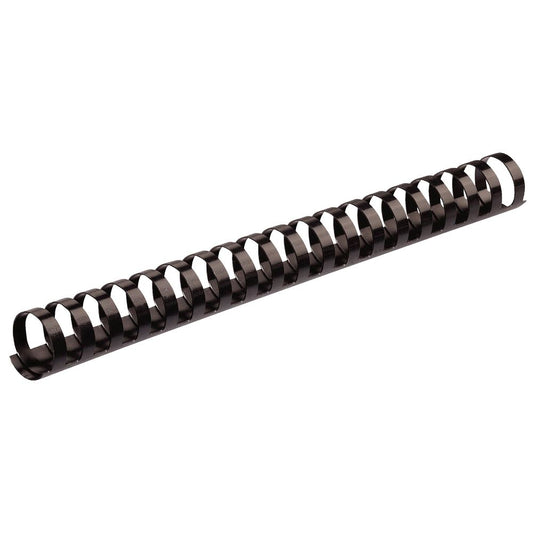 BINDING COMBS 25MM PL. BLACK 50PK CRC53485